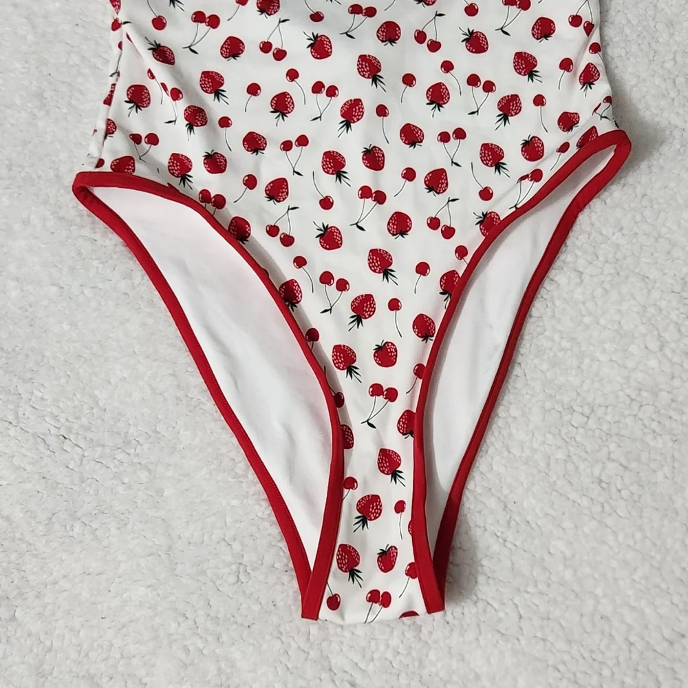 New!Frankies Bikini X Pink Marlow One Piece Swimsuit‎